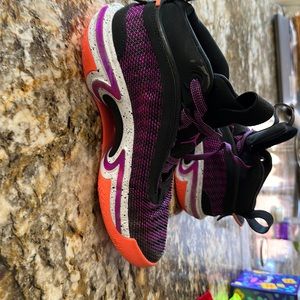 Jordan 36 purple worn once in really good condition